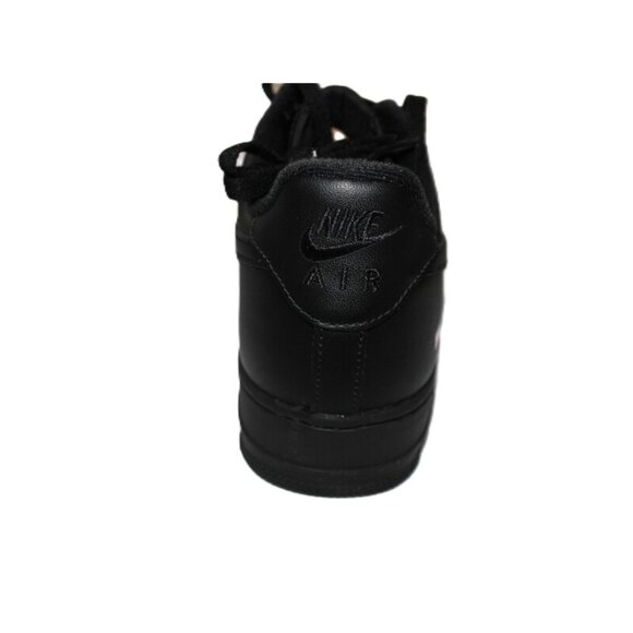 nib SUPREME x AIR FORCE 1 Low Box Logo Sneakers in Black Leather - Unisex M9/W11 - Picture 8 of 16